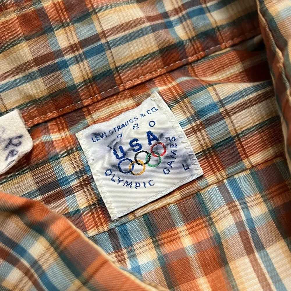 Vintage 70’s Levi’s Olympic Games Button Down